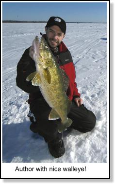Winter Ice Fishing Walleye